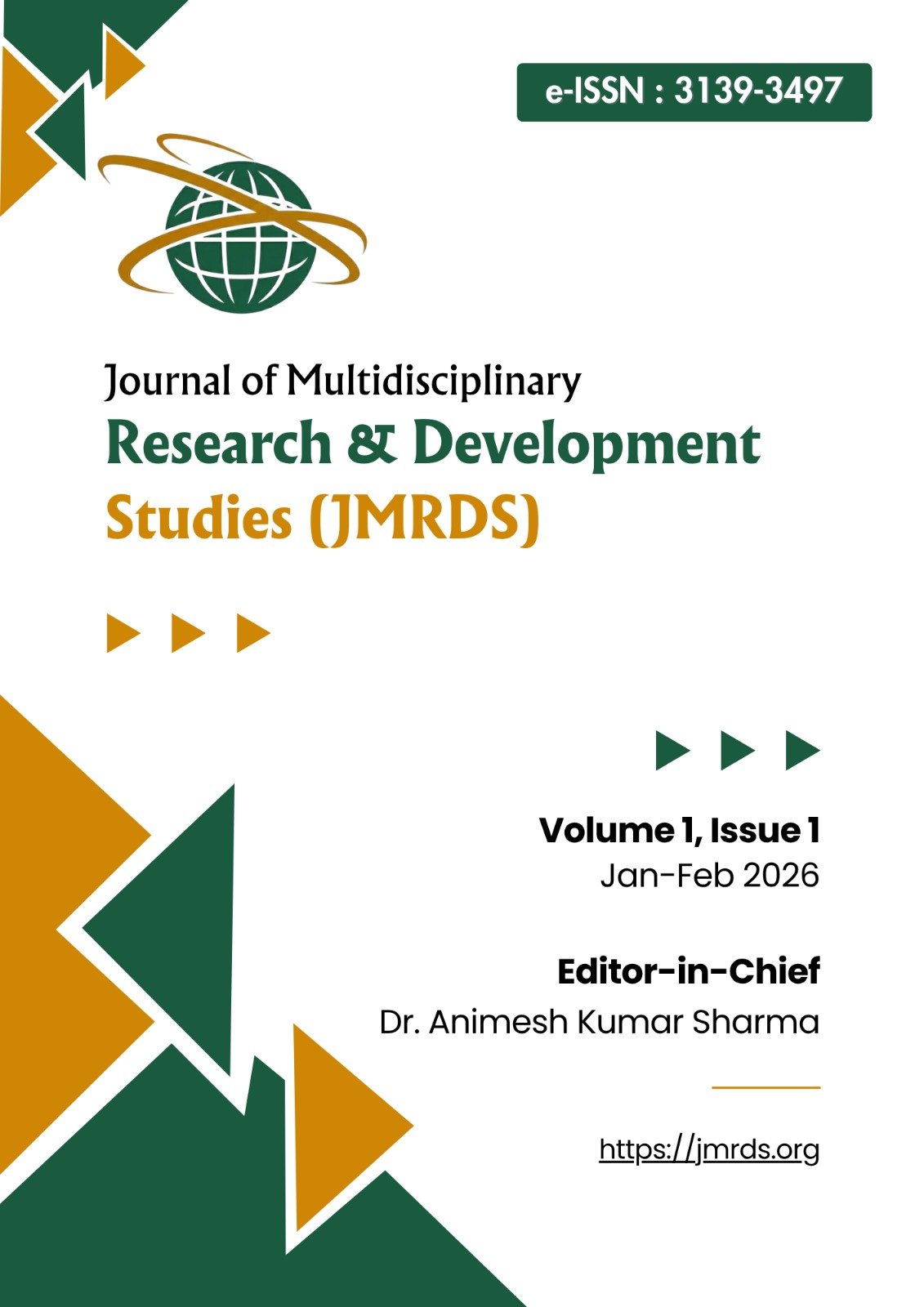 					View JMRDS: Vol.1, Issue 1, January - February  2026
				