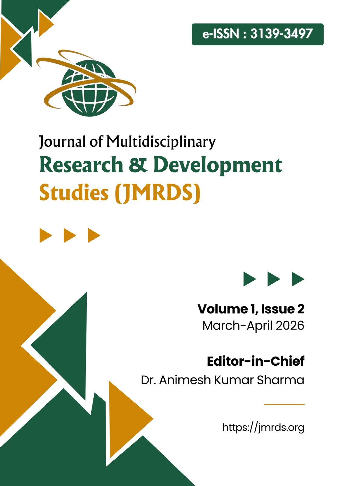 					View JMRDS: Vol.1, Issue 2, March - April 2026
				